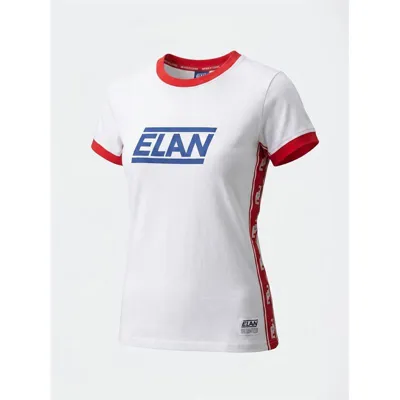 Ženska majica ELAN T-SHIRT RETRO WHITE
